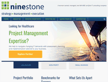 Tablet Screenshot of ninestone.com